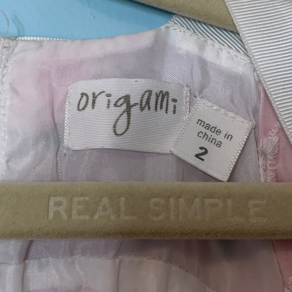 Origami Pink & White Broderie Anglaise Dress - Picture 3 of 6